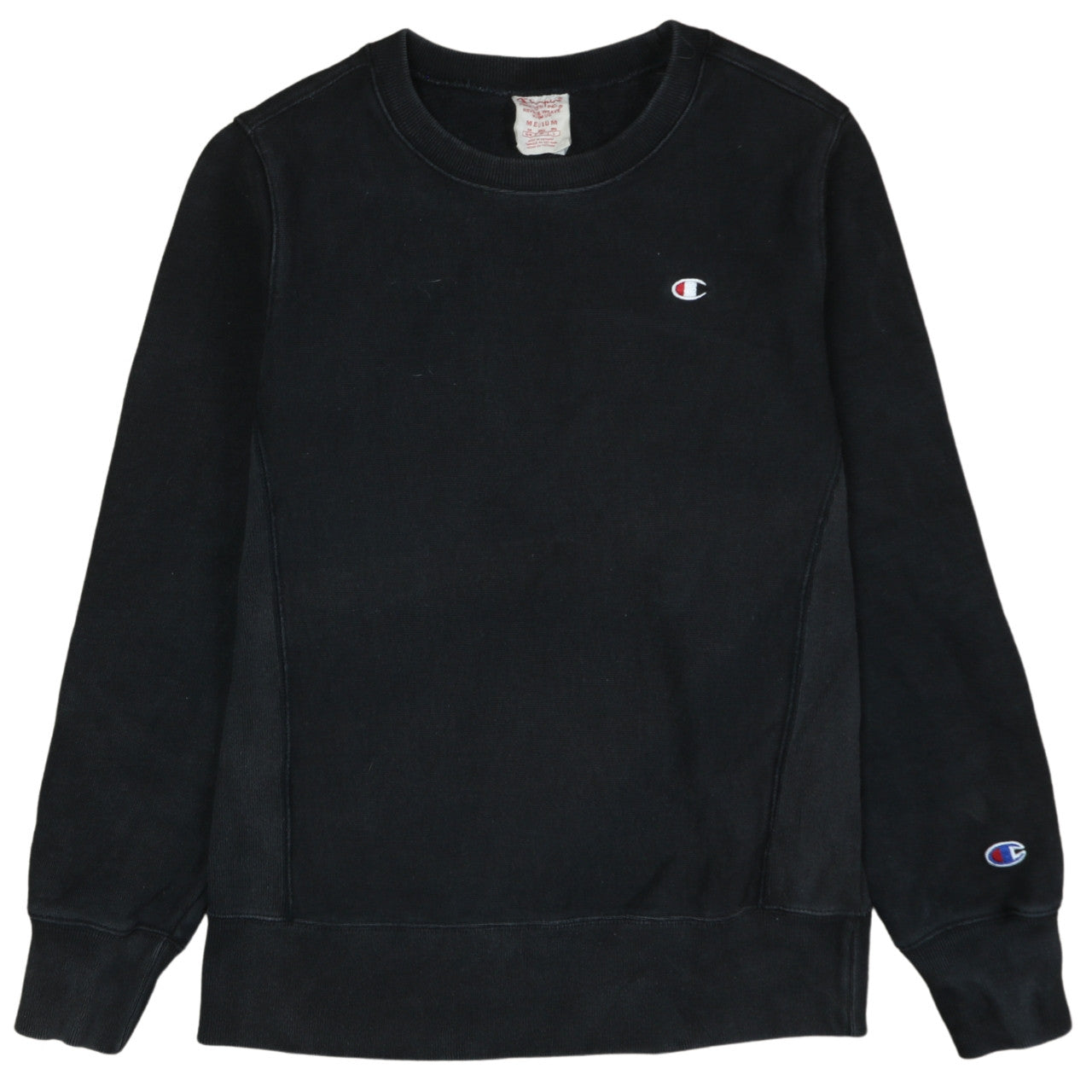 Mens UK Size M Champion Black Pullover Sweatshirt