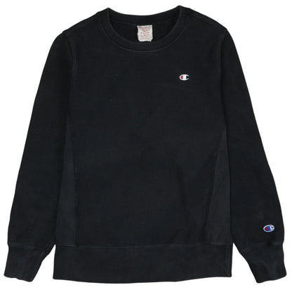 Mens UK Size M Champion Black Pullover Sweatshirt