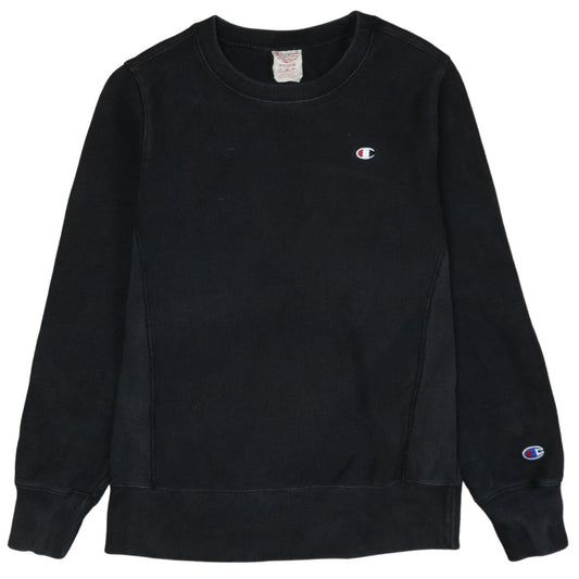 Mens UK Size M Champion Black Pullover Sweatshirt