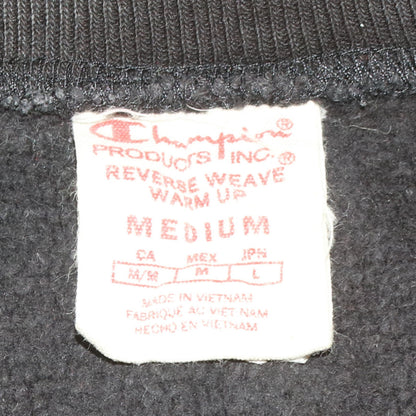 Mens UK Size M Champion Black Pullover Sweatshirt