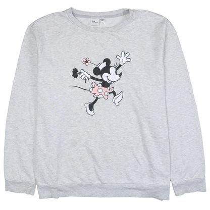 Womens UK Size 2XL Disney Grey Pullover Sweatshirt