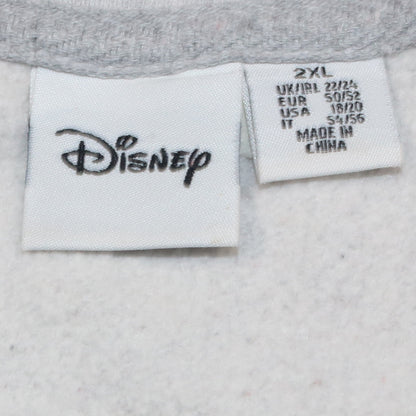 Womens UK Size 2XL Disney Grey Pullover Sweatshirt