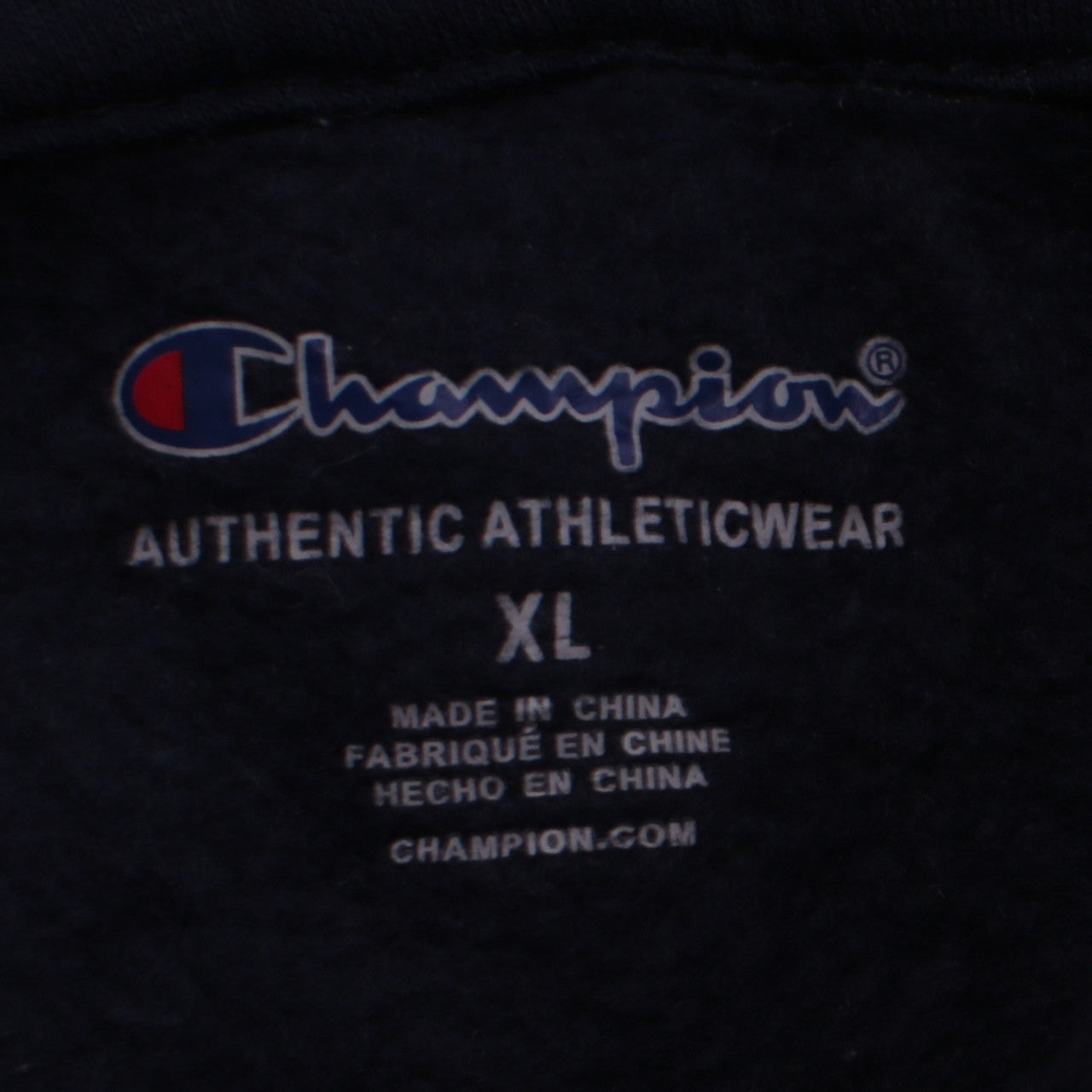 Mens UK Size XL Champion Blue Pullover Hoodie