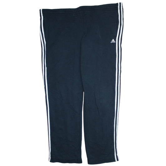 Mens UK Size XL adidas Regular Fit Track Pants Black Trousers
