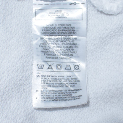 Mens UK Size S adidas White Pullover Sweatshirt