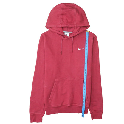 Mens UK Size S Nike Red Pullover Hoodie