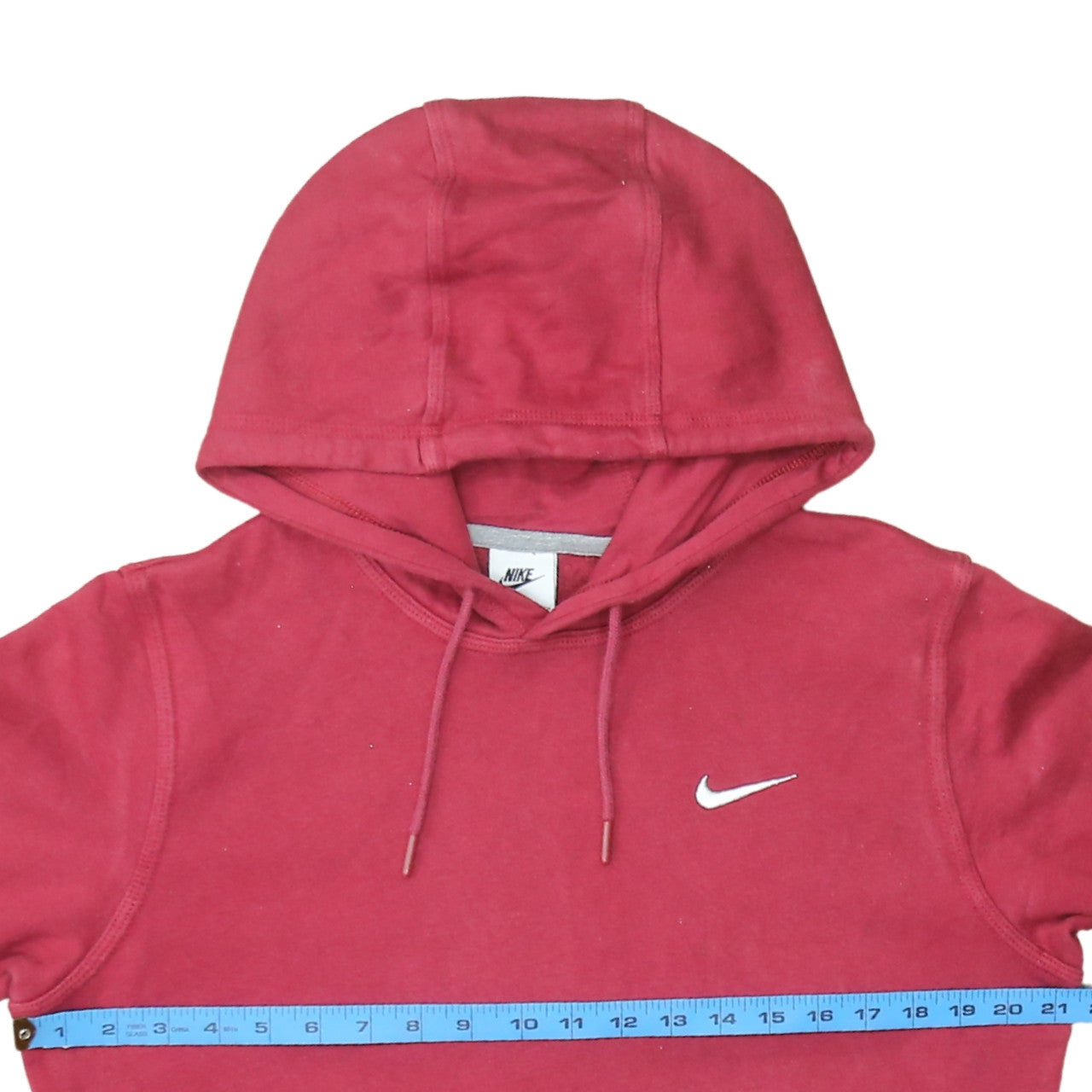 Mens UK Size S Nike Red Pullover Hoodie