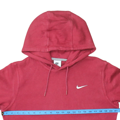 Mens UK Size S Nike Red Pullover Hoodie