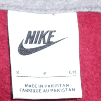 Mens UK Size S Nike Red Pullover Hoodie