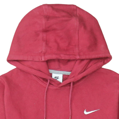 Mens UK Size S Nike Red Pullover Hoodie