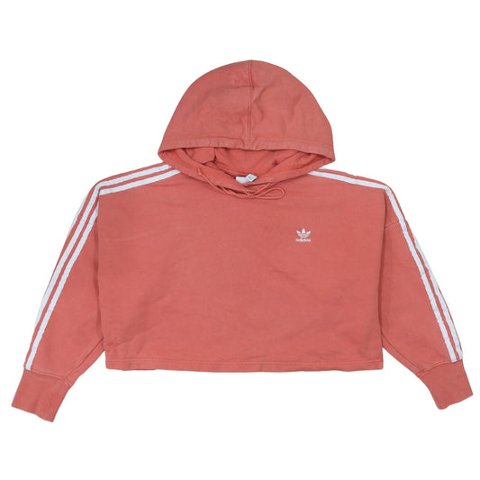 Womens UK Size 8 adidas Pink Pullover Hoodie