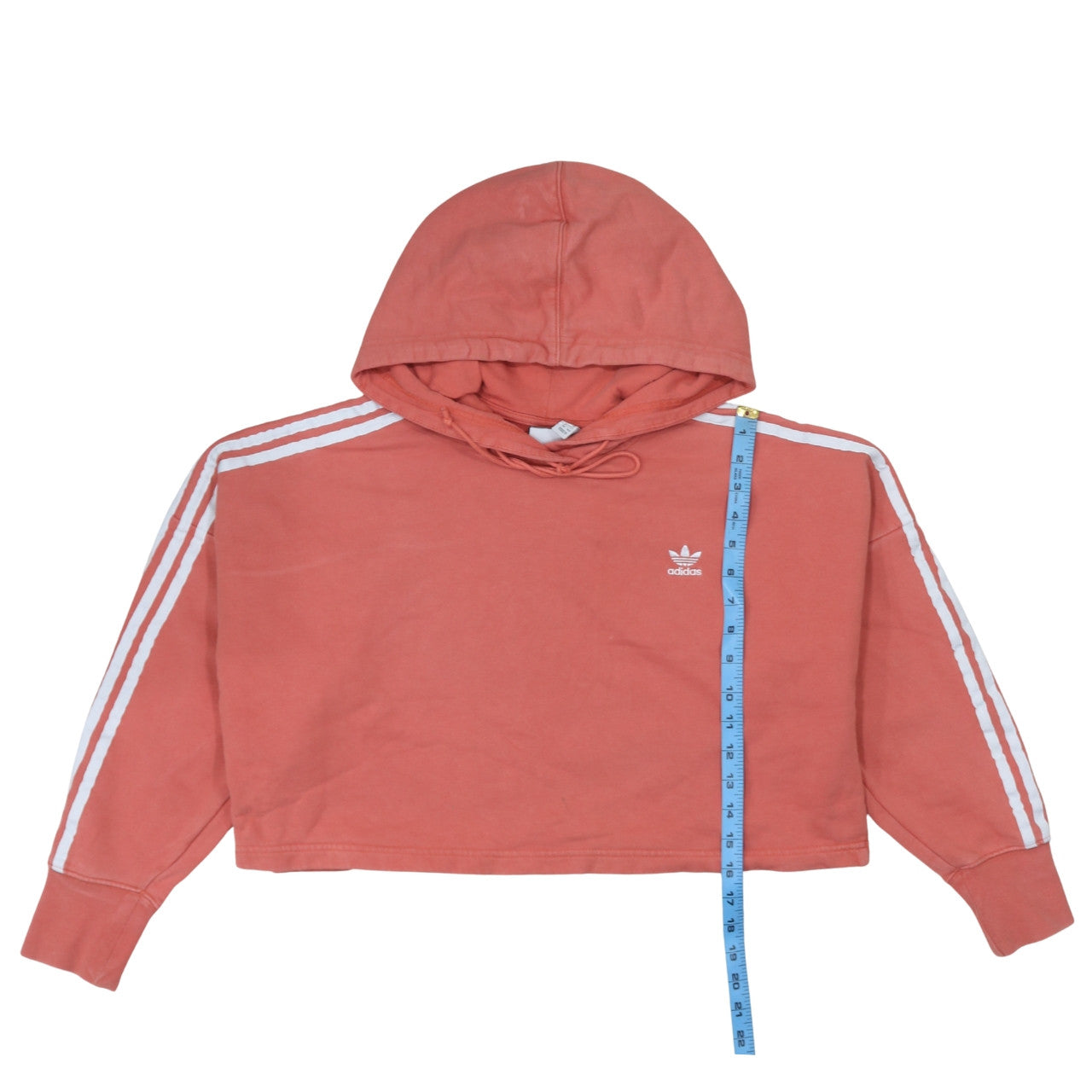 Womens UK Size 8 adidas Pink Pullover Hoodie