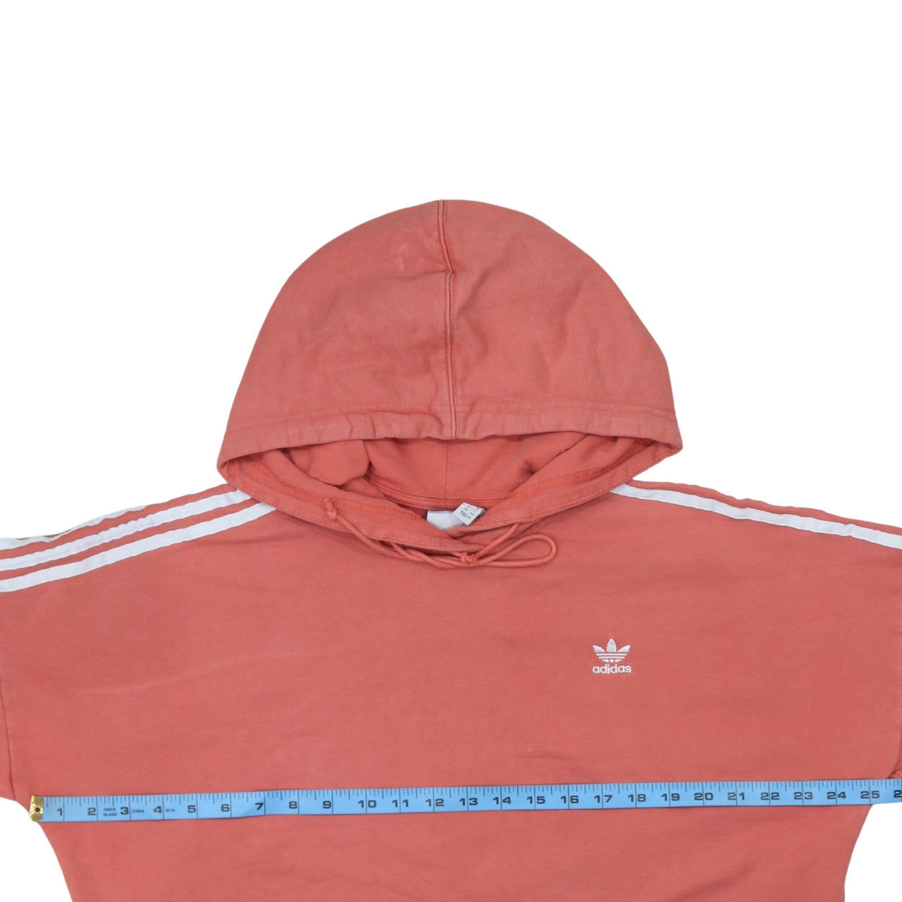 Womens UK Size 8 adidas Pink Pullover Hoodie