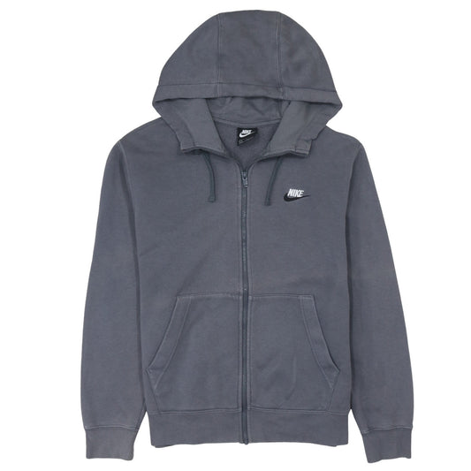 Mens UK Size S Nike Grey Full Zip Hoodie