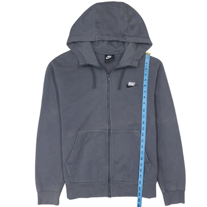 Mens UK Size S Nike Grey Full Zip Hoodie