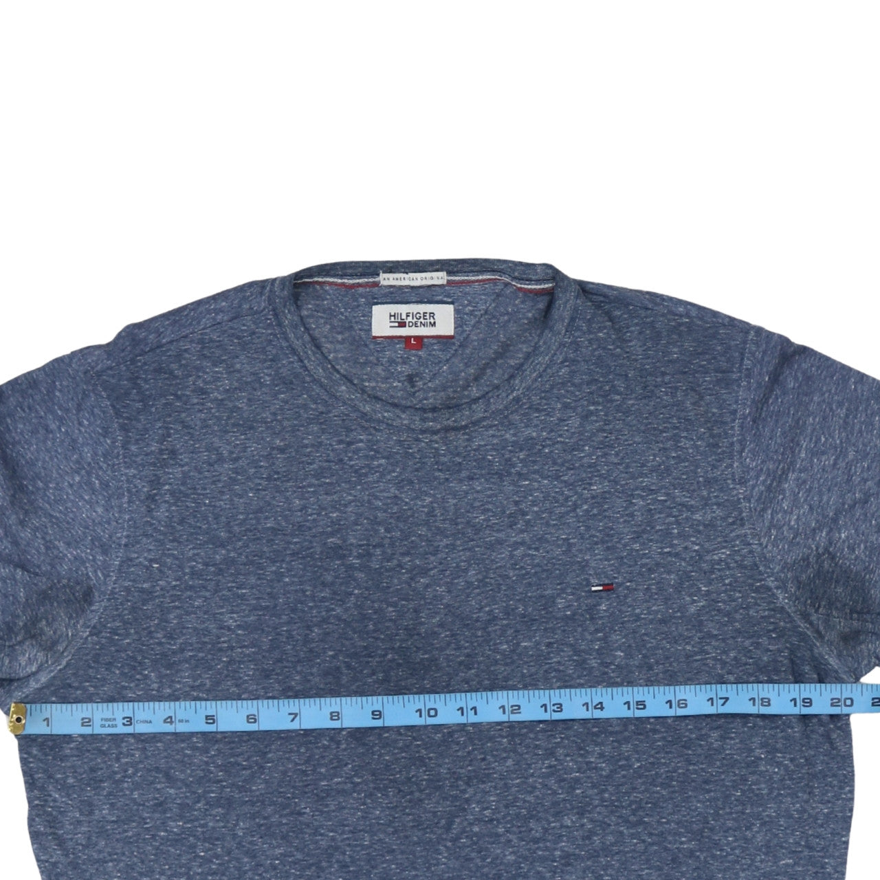 Mens UK Size L Hilfiger Denim Blue  T-Shirt