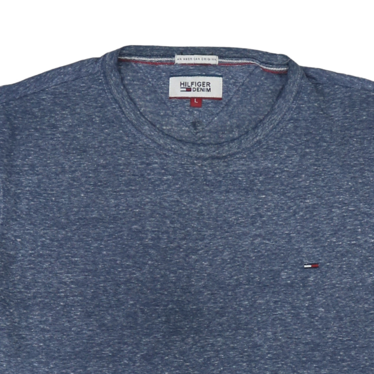 Mens UK Size L Hilfiger Denim Blue  T-Shirt