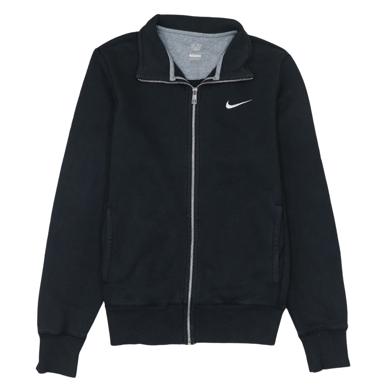 Mens UK Size S Nike Black Full Zip Sweatshirt