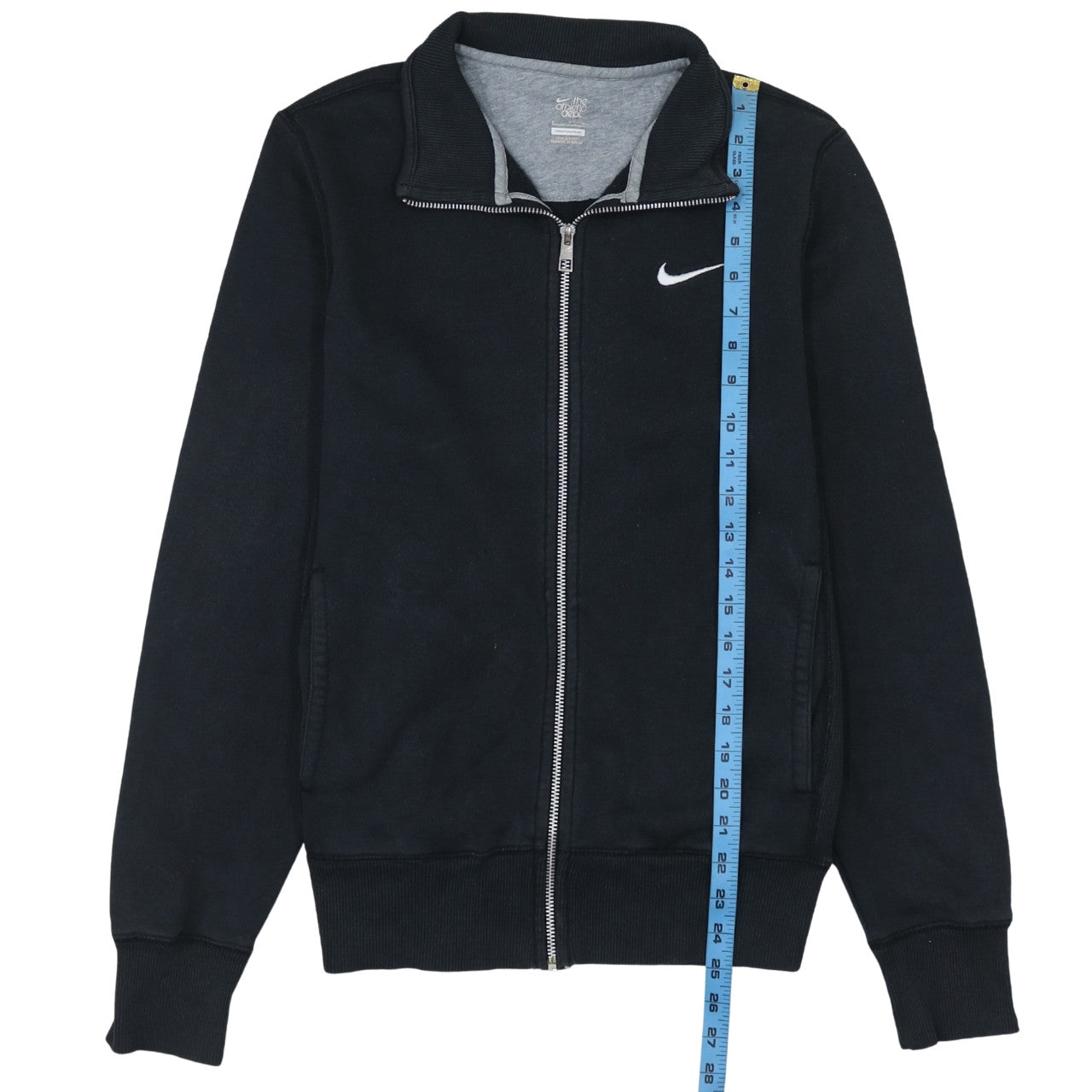 Mens UK Size S Nike Black Full Zip Sweatshirt