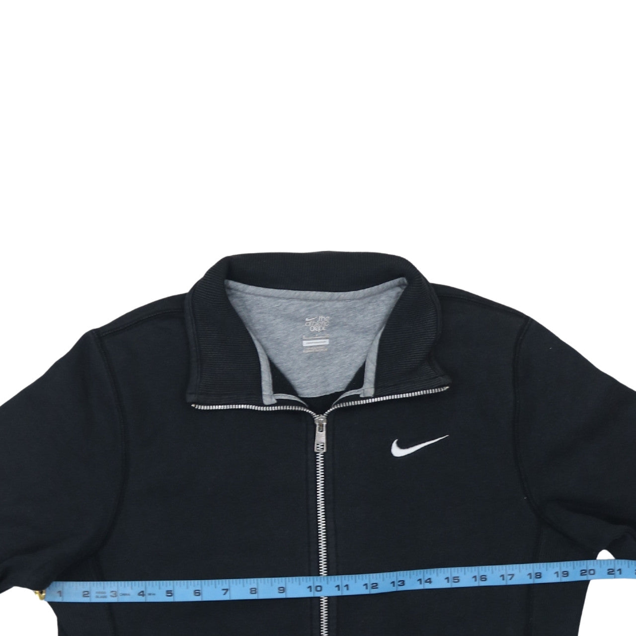 Mens UK Size S Nike Black Full Zip Sweatshirt