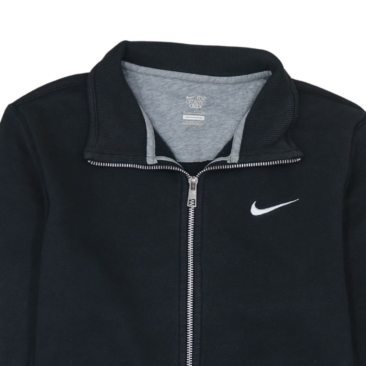 Mens UK Size S Nike Black Full Zip Sweatshirt