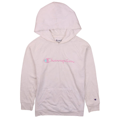 Girls UK Size XL Champion White Pullover Hoodie
