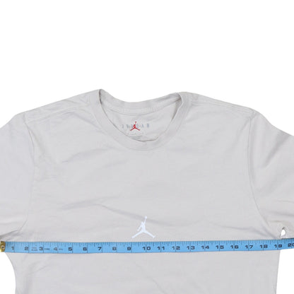 Nike Jordan Men's Beige Graphic Print T-Shirt Size M