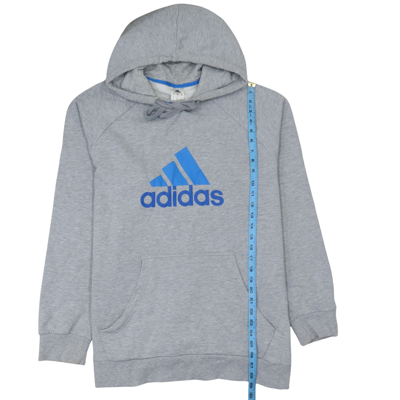Mens UK Size XL adidas Grey Pullover Hoodie