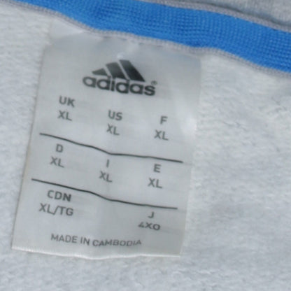 Mens UK Size XL adidas Grey Pullover Hoodie