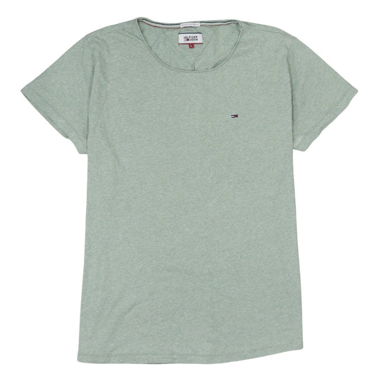 Tommy Hilfiger Men’s Green Short Sleeve Crew Neck T-Shirt L