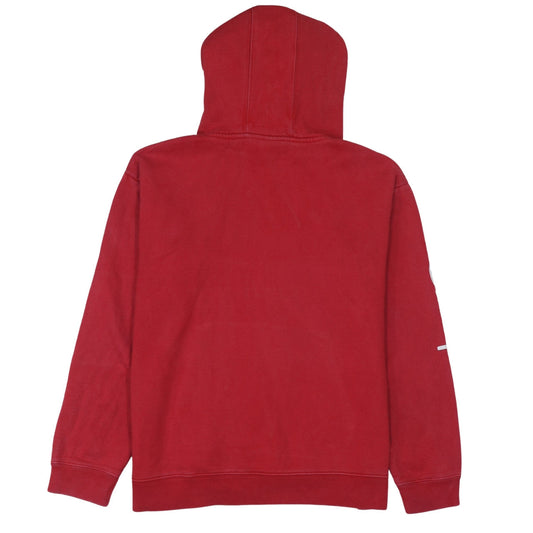Mens UK Size M Champion Red Pullover Hoodie