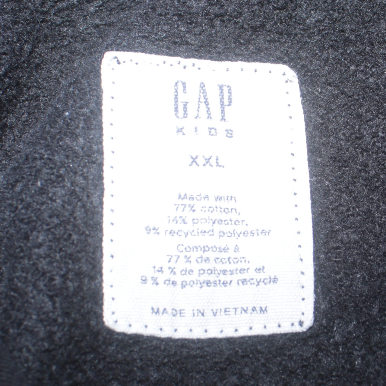 Boys UK Size XL Gap Black Pullover Hoodie