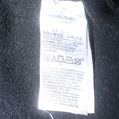 Boys UK Size XL Gap Black Pullover Hoodie