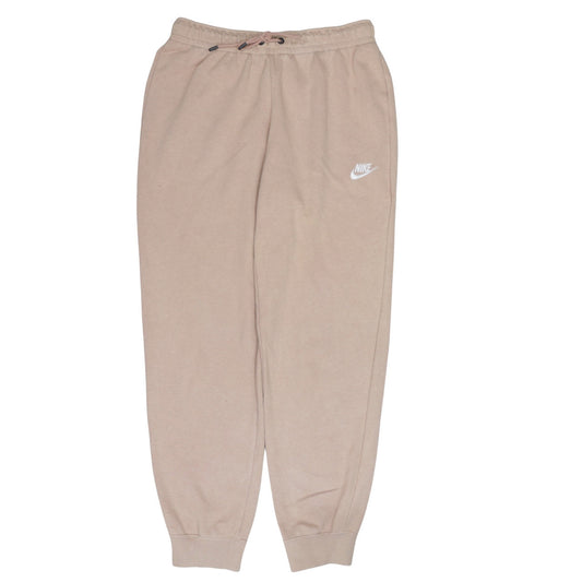Womens UK Size M Nike Regular Fit Jogger Beige Trousers