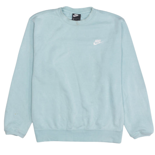Womens UK Size M Nike Blue Pullover Sweatshirt
