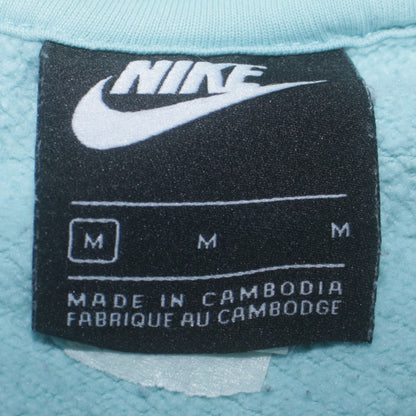 Womens UK Size M Nike Blue Pullover Sweatshirt
