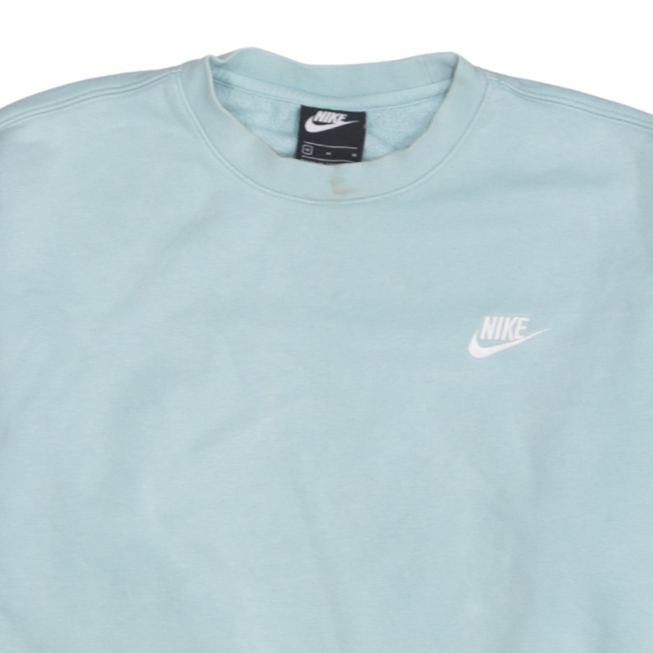 Womens UK Size M Nike Blue Pullover Sweatshirt