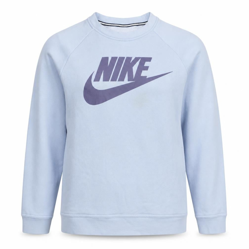 Womens UK Size M Nike Blue Pullover Sweatshirt
