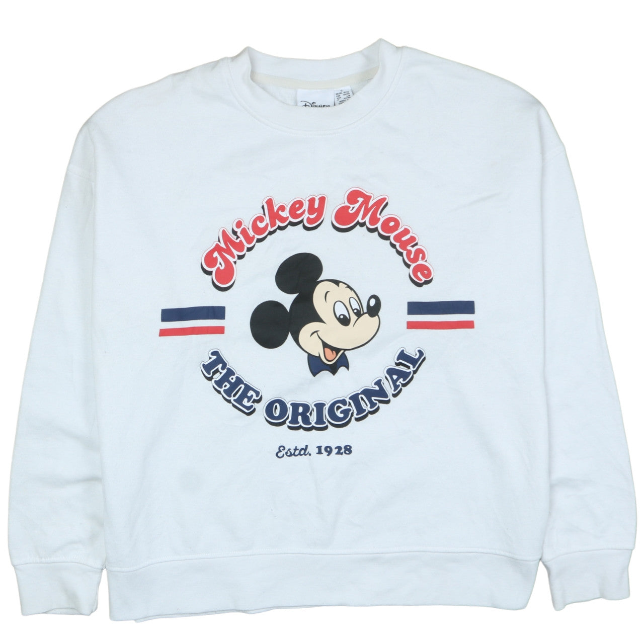 Womens UK Size 10/12 Disney White Pullover Sweatshirt