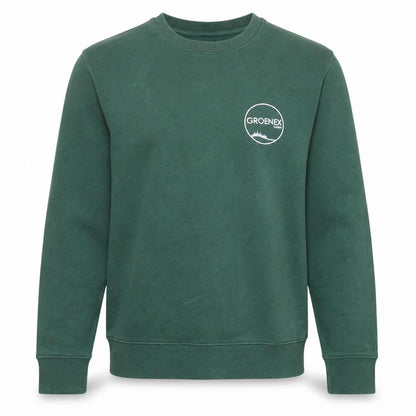 Mens UK Size L Russell Green Pullover Sweatshirt