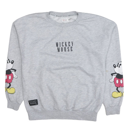 Womens UK Size S Bershka Grey Pullover Sweatshirt