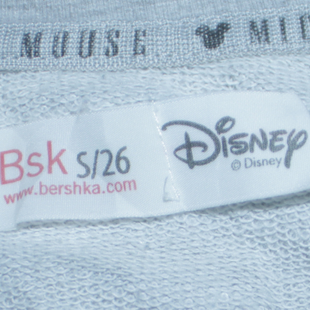 Womens UK Size S Bershka Grey Pullover Sweatshirt