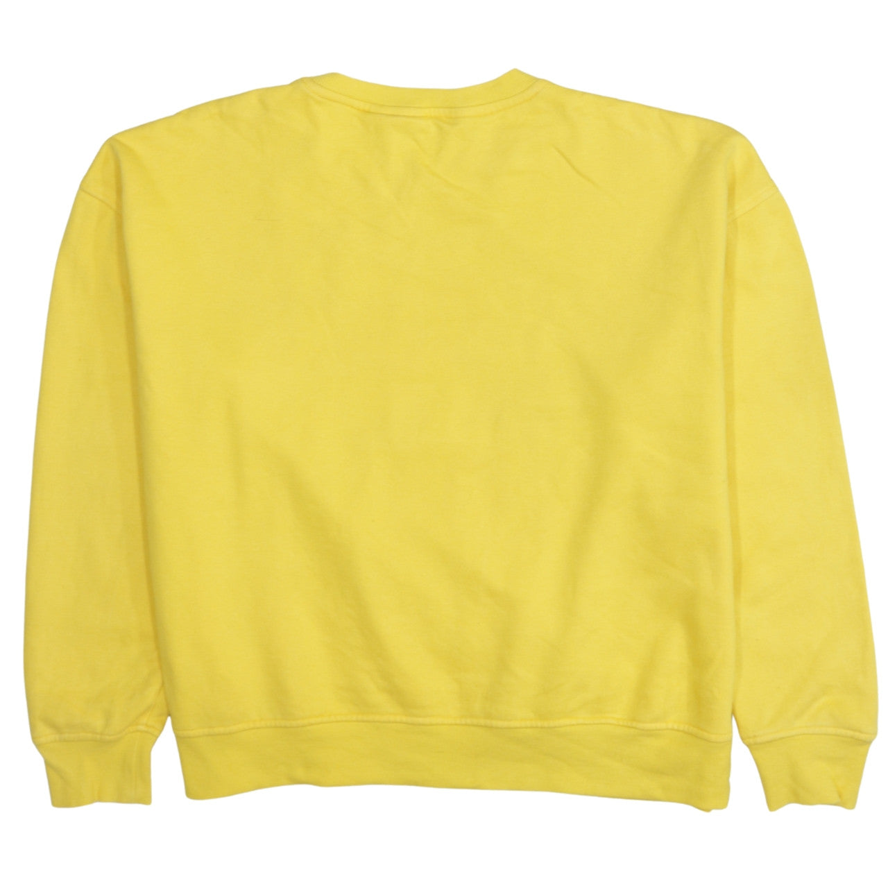 Womens UK Size 12 Disney Yellow Pullover Sweatshirt