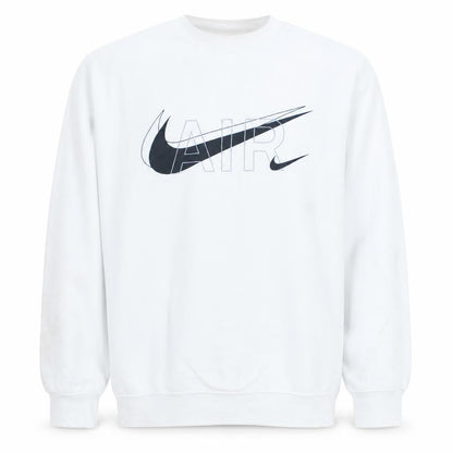 Mens UK Size L Nike White Pullover Sweatshirt
