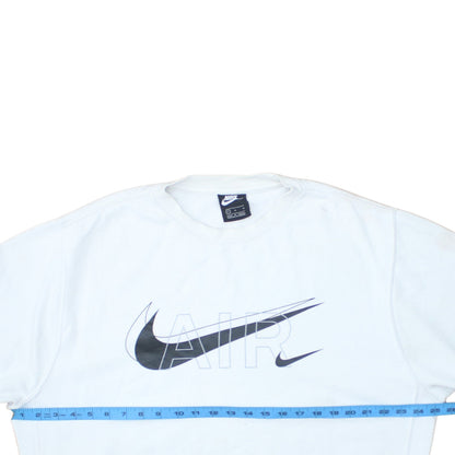 Mens UK Size L Nike White Pullover Sweatshirt