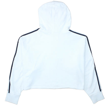 Womens UK Size 18 adidas White Pullover Hoodie