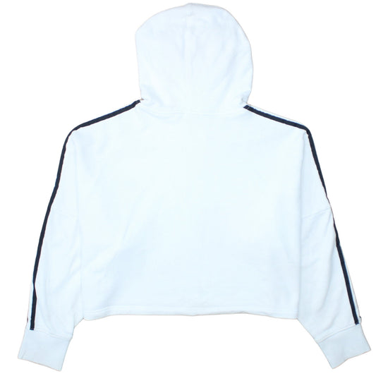 Womens UK Size 18 adidas White Pullover Hoodie