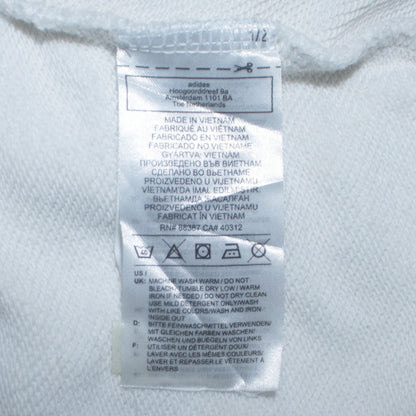 Womens UK Size 18 adidas White Pullover Hoodie