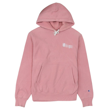 Mens UK Size M Champion Pink Pullover Hoodie