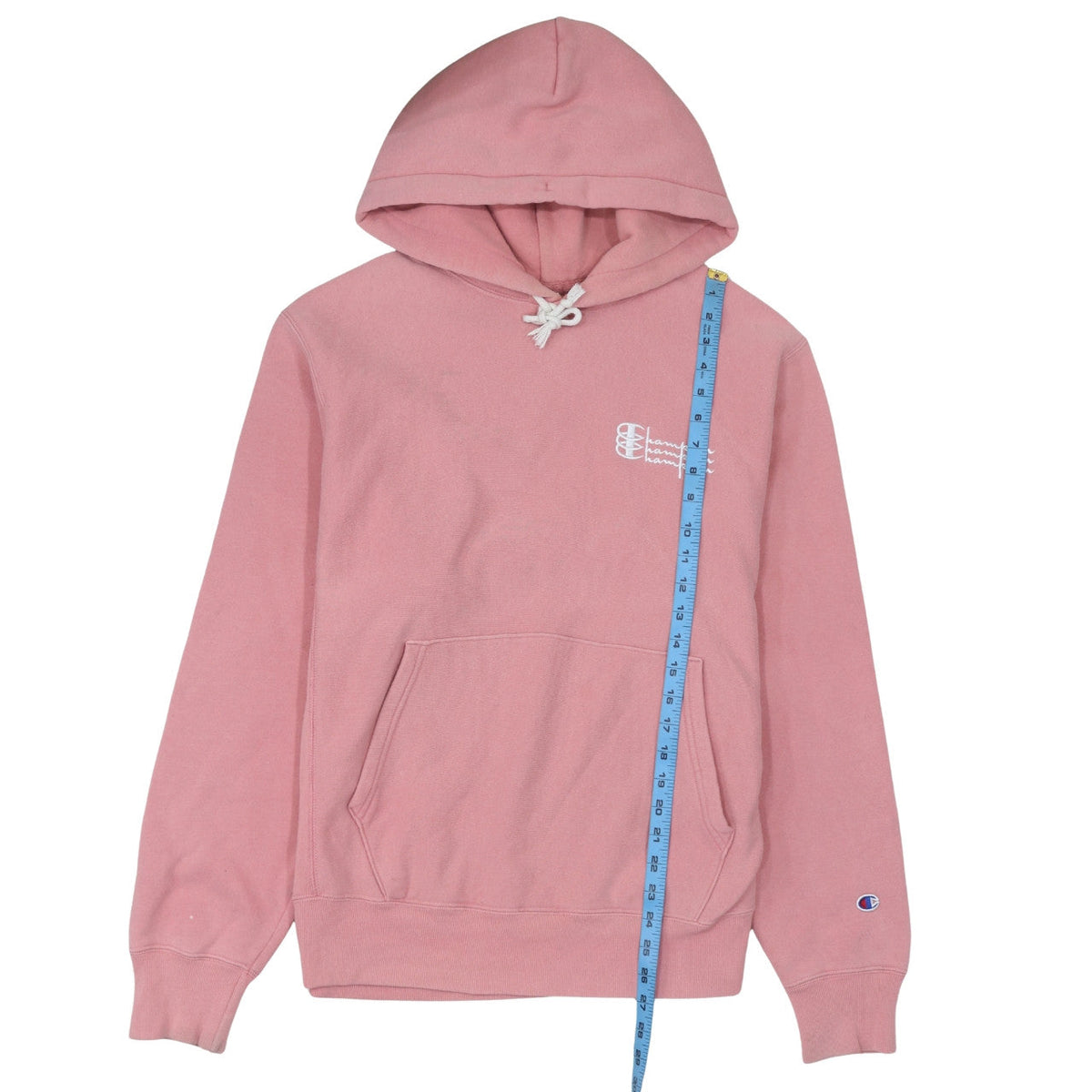 Mens UK Size M Champion Pink Pullover Hoodie